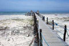 Bryggan tillhörande Spice Island Hotel And Resort, Jambiani Beach.