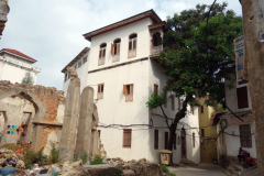 Den kända slavhandlaren Tippu Tip's residens, Stone Town (Zanzibar Town), Unguja.