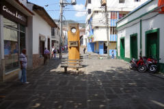Gatuscen i centrala San Gil.