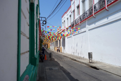 Gatuscen i centrala Santa Marta.