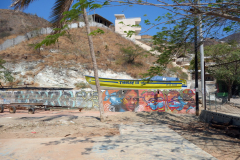 Graffiti i Taganga.