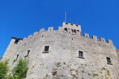 Del av Fort Cesta som var stängt för besök, San Marino.