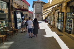 Gatuscen i centrala San Marino.