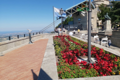 Utsiktspunkten Piazzale Girolamo Genga, San Marino.