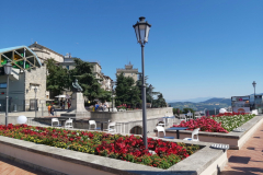 Utsiktspunkten Piazzale Girolamo Genga, San Marino.