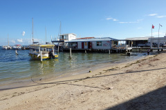 Högkvarteret för Ambergris Divers. Jag visste det inte när jag tog bilden men det var denna firma jag ett par dagar åkte ut på snorkeltur med, San Pedro, Ambergris Caye.