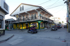 Gatuscen i San Pedro, Ambergris Caye.