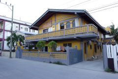 Gatuscen i San Pedro, Ambergris Caye.