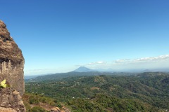Utsikten från Puerta del Diablo, Panchimalco, San Salvador.