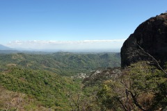 Utsikten från Puerta del Diablo, Panchimalco, San Salvador.