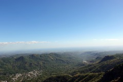 Utsikten från Puerta del Diablo, Panchimalco, San Salvador.