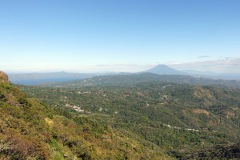 Utsikten från Puerta del Diablo, Panchimalco, San Salvador.