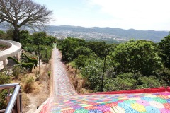 Rutschbanan vid restaurang Picnic Steak House, San Salvador.