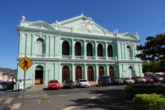 Vackra Teatro Nacional invigd 1910, Santa Ana.