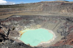 Volcán Santa Ana med kratersjön. Magisk natur.