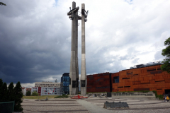 Monument to the Fallen Shipyard Workers of 1970, Solidaritetstorget, Gdańsk.