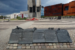 Monument to the Fallen Shipyard Workers of 1970, Solidaritetstorget, Gdańsk.