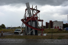 Monument utanför entrén till European Solidarity Centre, Gdańsk.