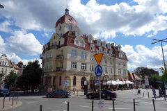 Gatuscen i centrala Sopot.