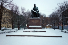 Monument to Nikolay Rimsky-Korsakov på Teatertorget, Sankt Petersburg.