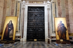 Interiören i  St. Isaac’s Cathedral, Sankt Petersburg.