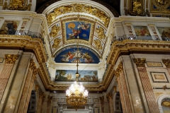 Interiören i  St. Isaac’s Cathedral, Sankt Petersburg.