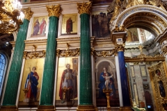 Interiören i  St. Isaac’s Cathedral, Sankt Petersburg.