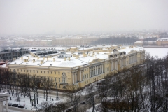 Utsikten från kolonnaden, St. Isaac’s Cathedral, Sankt Petersburg.