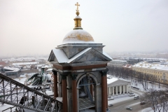 Utsikten från kolonnaden, St. Isaac’s Cathedral, Sankt Petersburg.