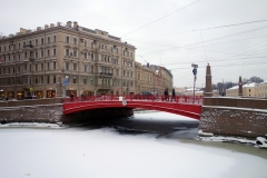 Red Bridge, Sankt Petersburg.