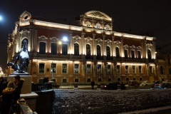 Arkitekturen längs Nevsky Prospekt, Sankt Petersburg.