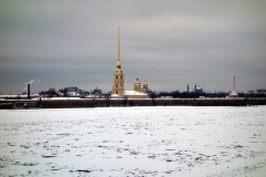 Peter and Paul Fortress från Strelka, Sankt Petersburg.