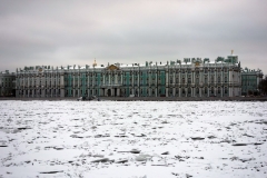 Vinterpalatset från Strelka, Sankt Petersburg.