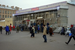 Sennaya Square metrostation, Sankt Petersburg.