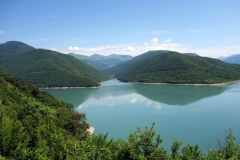 Zhinvali-reservoaren, Zhinvali.