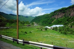 Del av Georgian Military Highway.