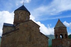 Gergeti Trinity-kyrkan på 2170 meters höjd.