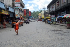 Gatuscen i centrala Tacloban.