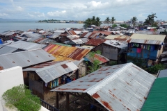 Utsikten från Yolanda Memorial, Barangay Anibong, Tacloban.