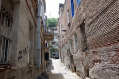 Arkitekturen i gamla Tbilisi.