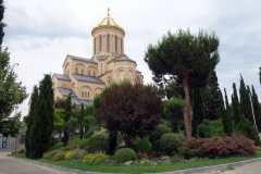 Georgiens största katedral, Sameba Cathedral, Tbilisi.