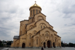 Georgiens största katedral, Sameba Cathedral, Tbilisi.