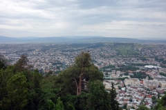 Utsikten över Tbilisi från Mtatsminda Park, Tbilisi.