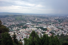 Utsikten över Tbilisi från Mtatsminda Park, Tbilisi.