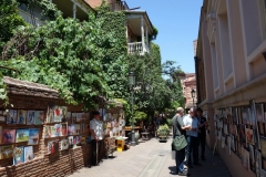 Försäljning av konst, Ioane Shavteli St, Tbilisi.