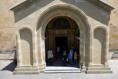 Entrén till Sioni Cathedral, Tbilisi.