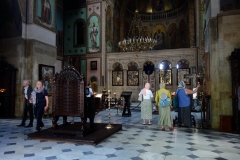 Interiören i Sioni Cathedral, Tbilisi.