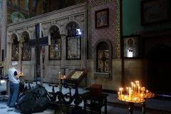 Interiören i Sioni Cathedral, Tbilisi.