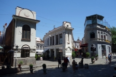 Vacker och intressant arkitektur, Sioni Street, Tbilisi.