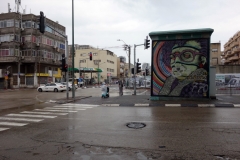Gatuscen i centrala Tel Aviv.